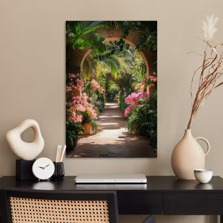 Poster - Doorkijk - Tropisch - Bloemen - Natuur — 2