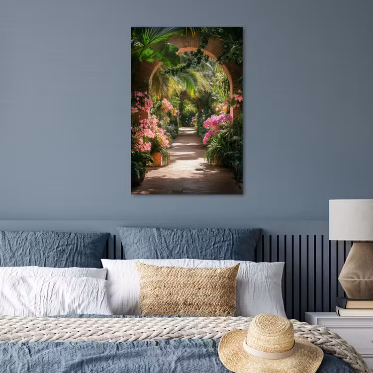 Poster - Doorkijk - Tropisch - Bloemen - Natuur — 3