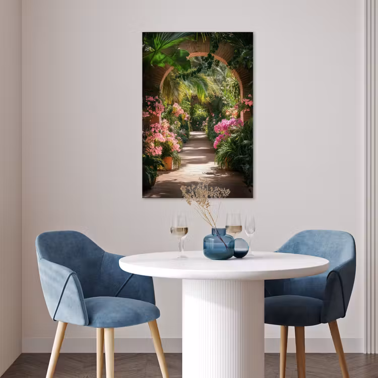 Poster - Doorkijk - Tropisch - Bloemen - Natuur — 4