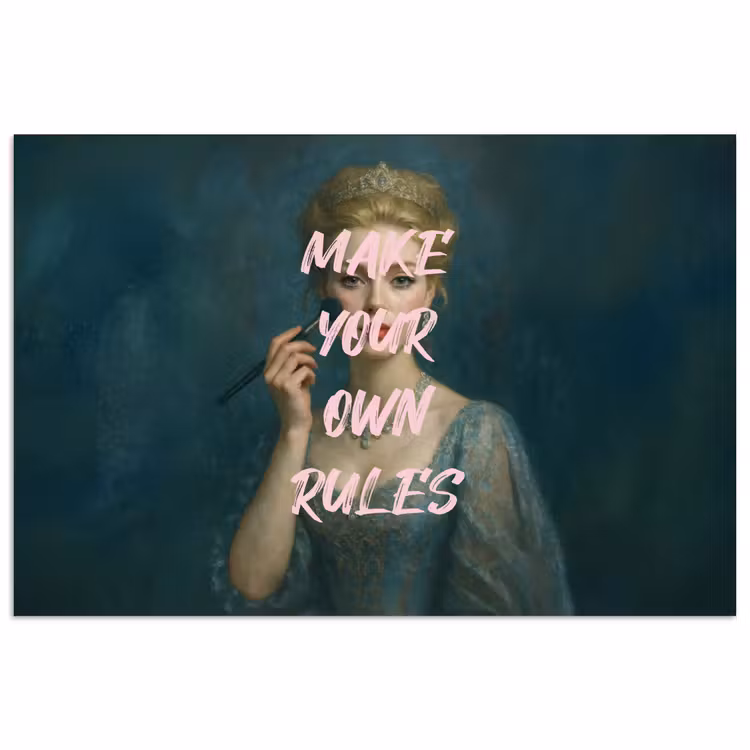Poster - Klassiek - Sierlijk - Roze — 1