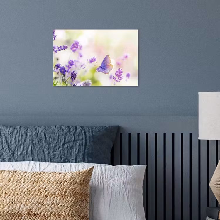 Poster - Lavendel - Vlinder - Bloemen — 3