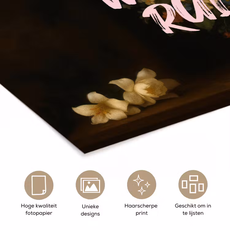 Poster - Liefde - Modern - Bloemen — 5