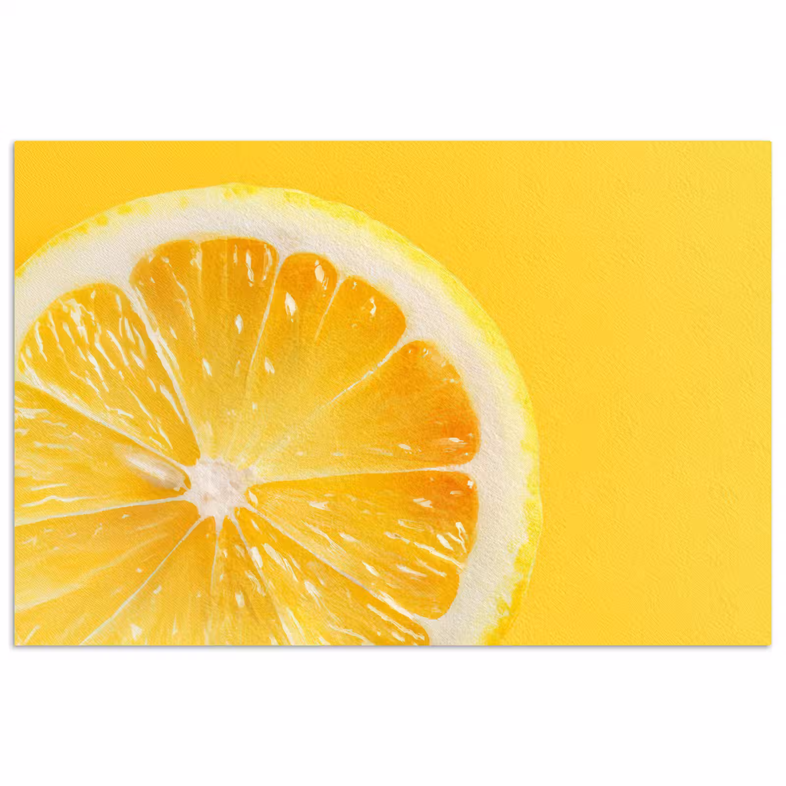 Poster - Citroen - Geel - Zonnig — 1