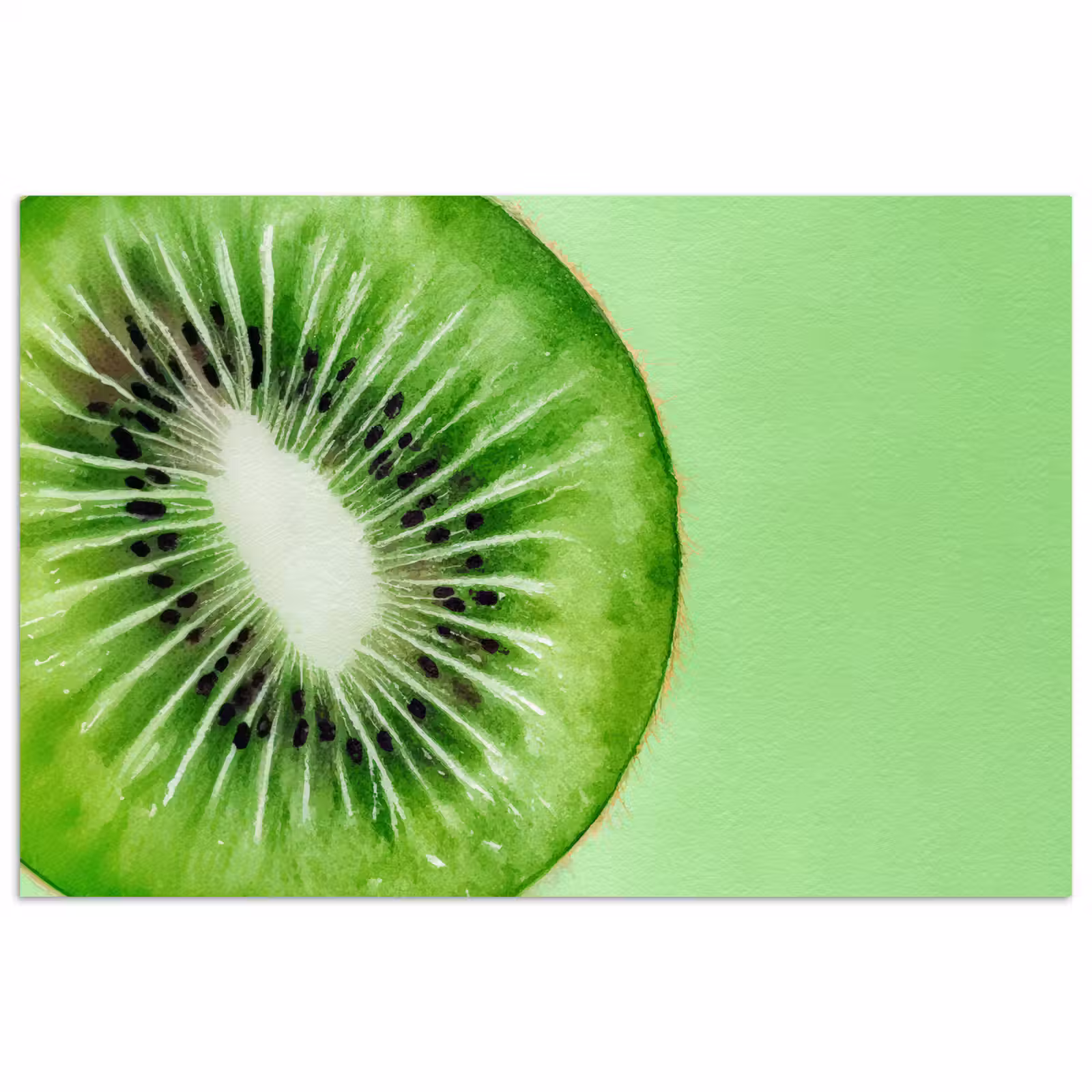 Poster - Kiwi - Groen - Fris — 1
