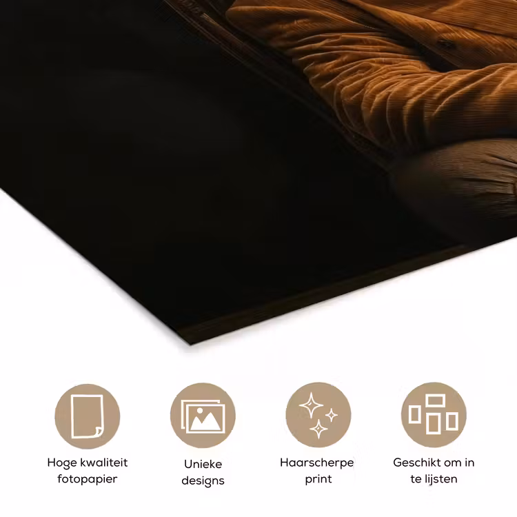 Poster - Bril - Leeuw - Bank - Hoed — 5