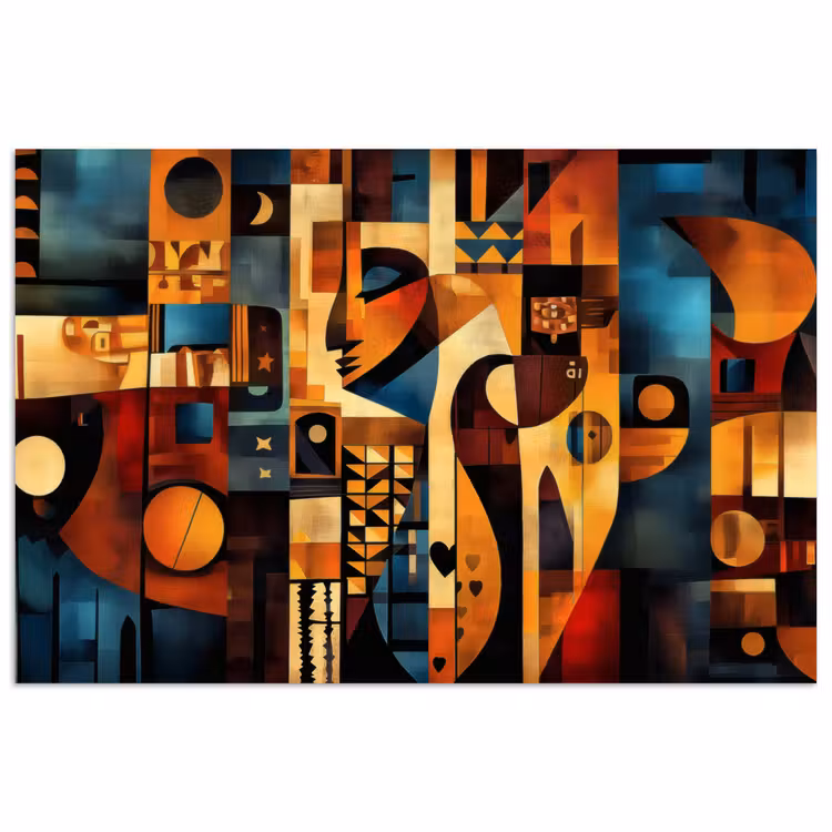 Poster - Figuren - Abstract - Symbolen — 1