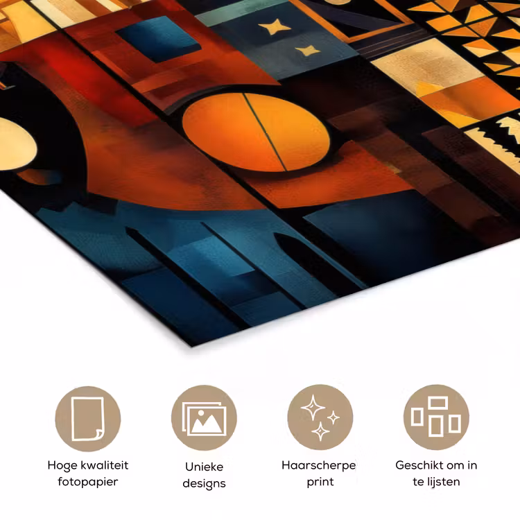 Poster - Figuren - Abstract - Symbolen — 5