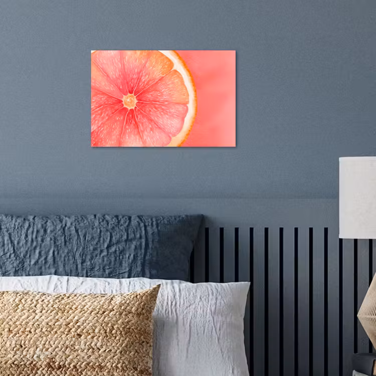 Poster - Grapefruit - Roze - Levendig — 3