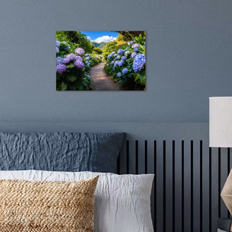 Poster - Hortsensia - Pad - Bloemen — 3