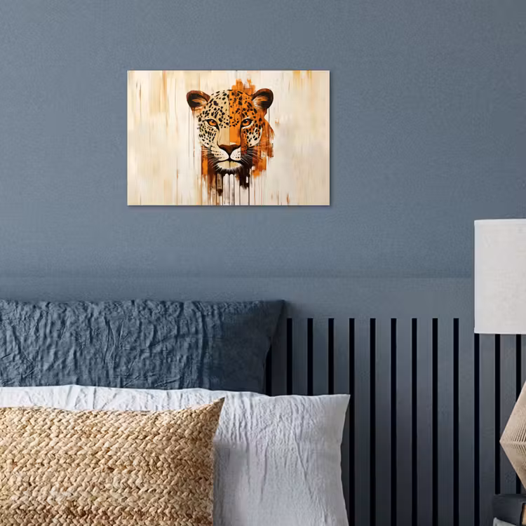 Poster - Luipaard - Symmetrisch - Strepen — 3
