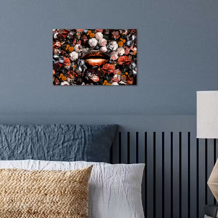 Poster - Lippen - Bloemen - Verf - Oranje - Kunst - Abstract - Oude meesters — 3
