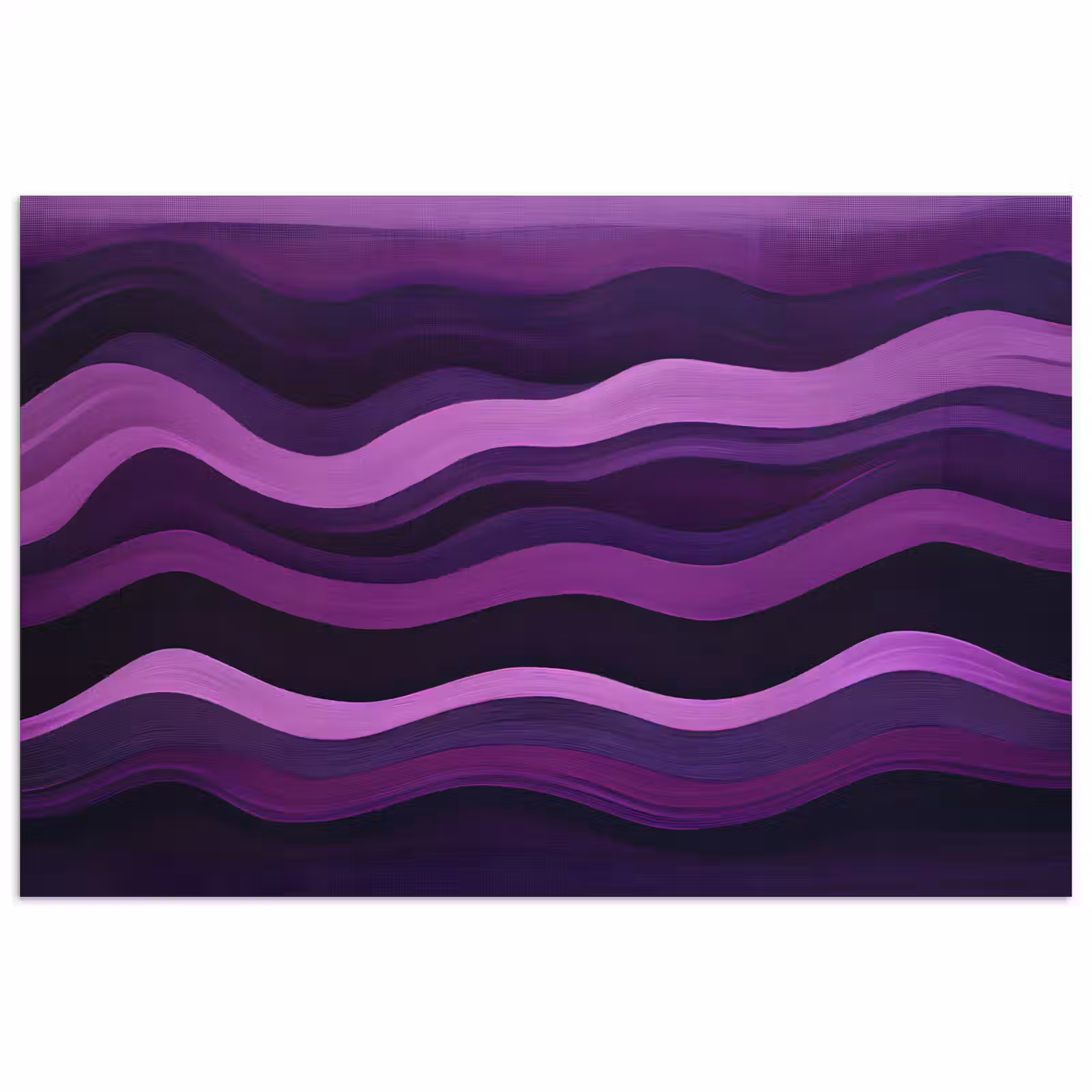 Poster - Lijnen - Golven - Paars - Abstract — 1