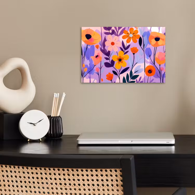 Poster - Bloemen - Kleurrijk - Bladeren — 2