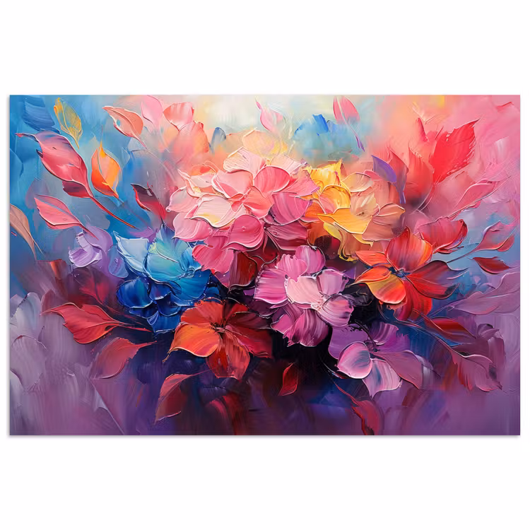 Poster - Bloemen - Roze - Watercolor - Kunst — 1