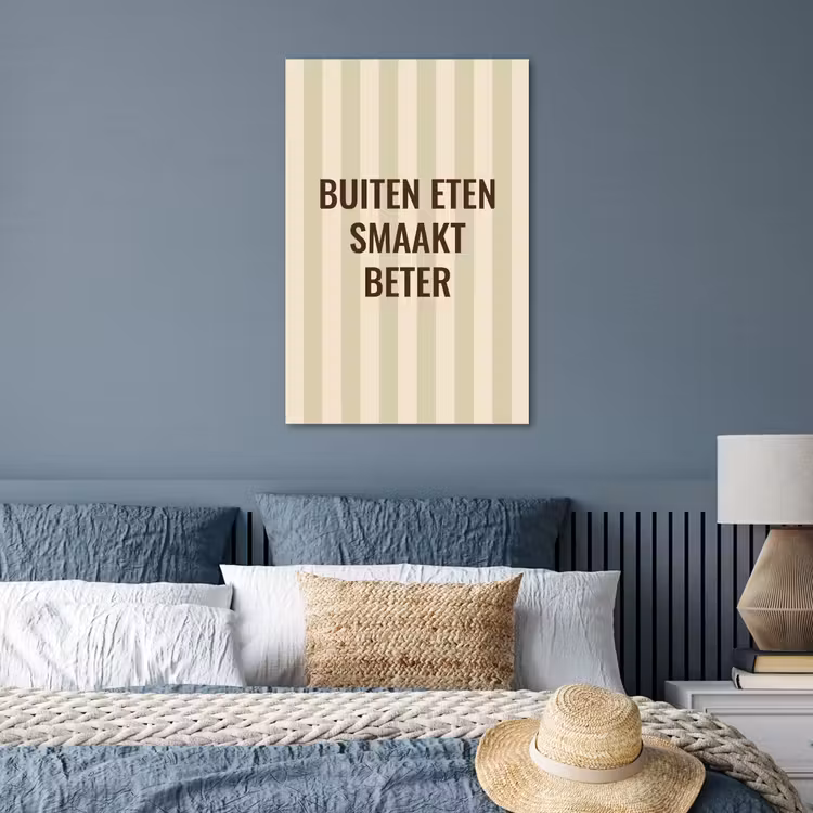 Poster - Buiten - Quote - Strepen - Zomer — 3
