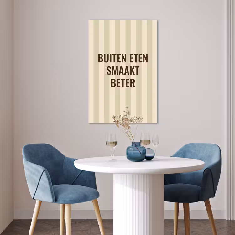 Poster - Buiten - Quote - Strepen - Zomer — 4