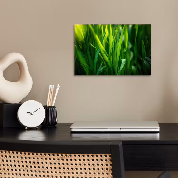Poster - Grassprieten - Lichtinval - Groen — 2