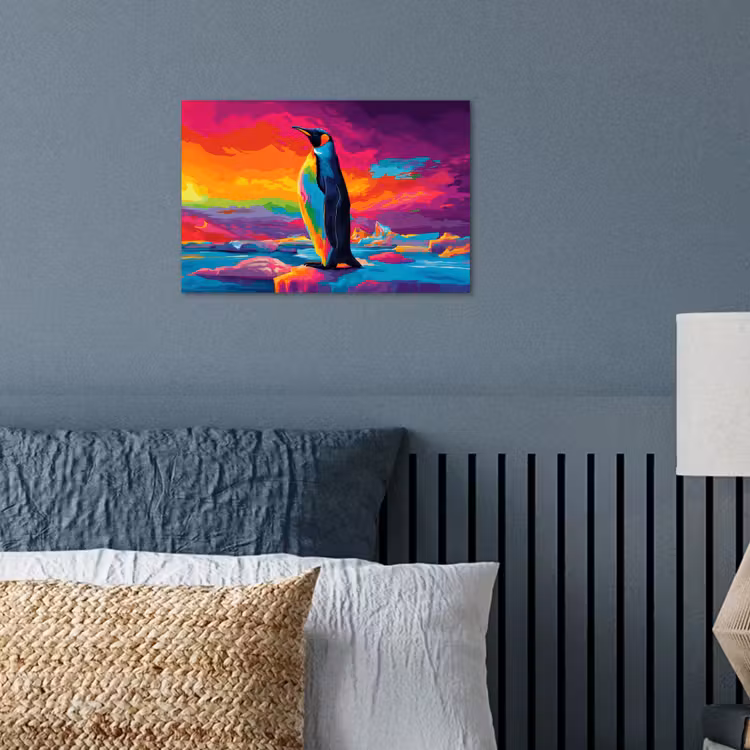 Poster - Ijsschots - Pinguïn - Abstract - Lucht — 3