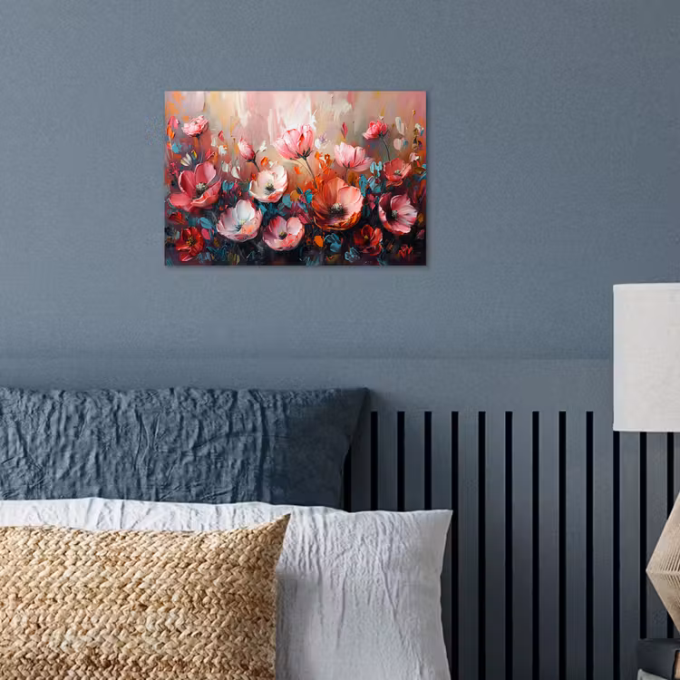 Poster - Klaprozen - Roze - Bloemen - Botanisch - Kunst — 3