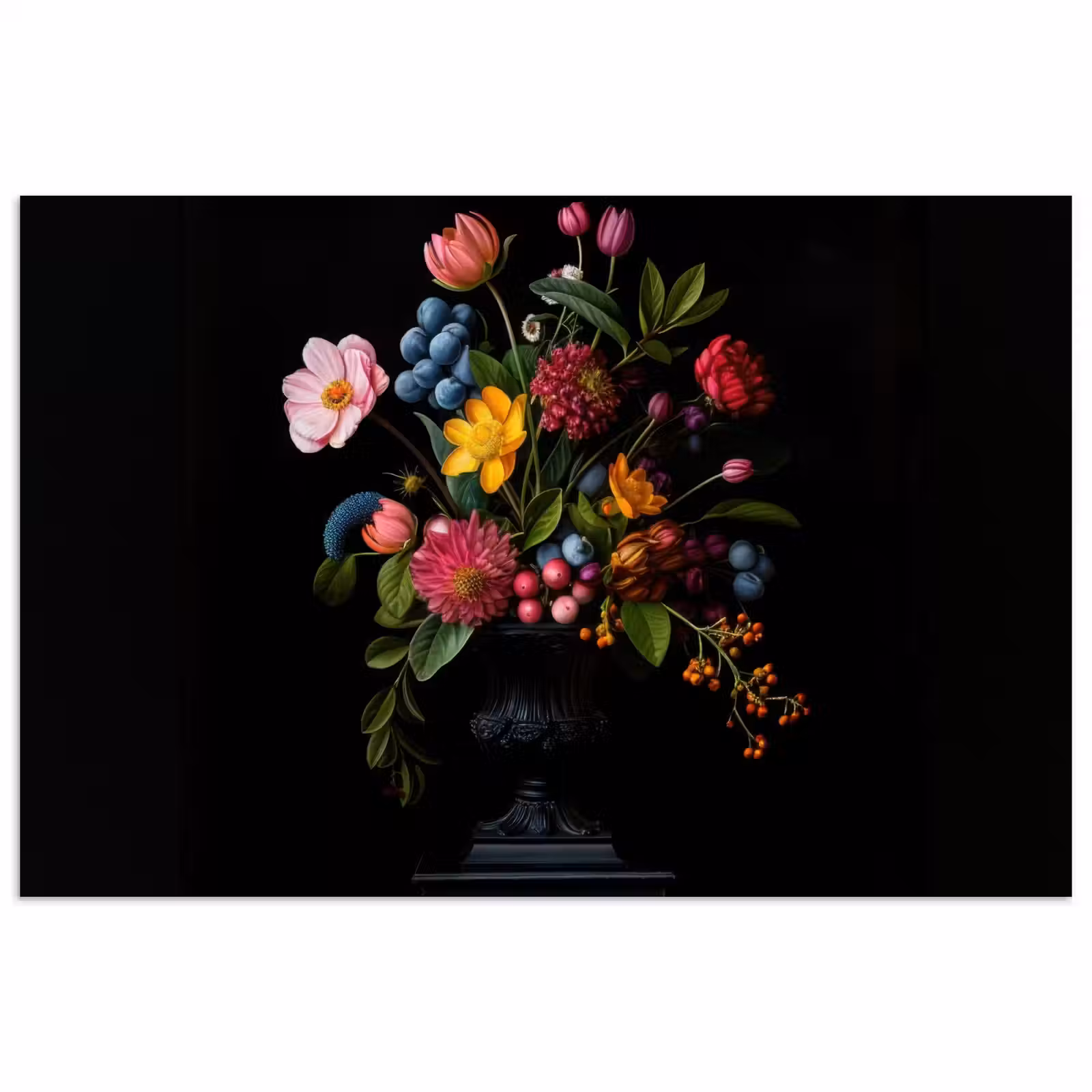Poster - Bloemen - Vrolijk - Vaas — 1
