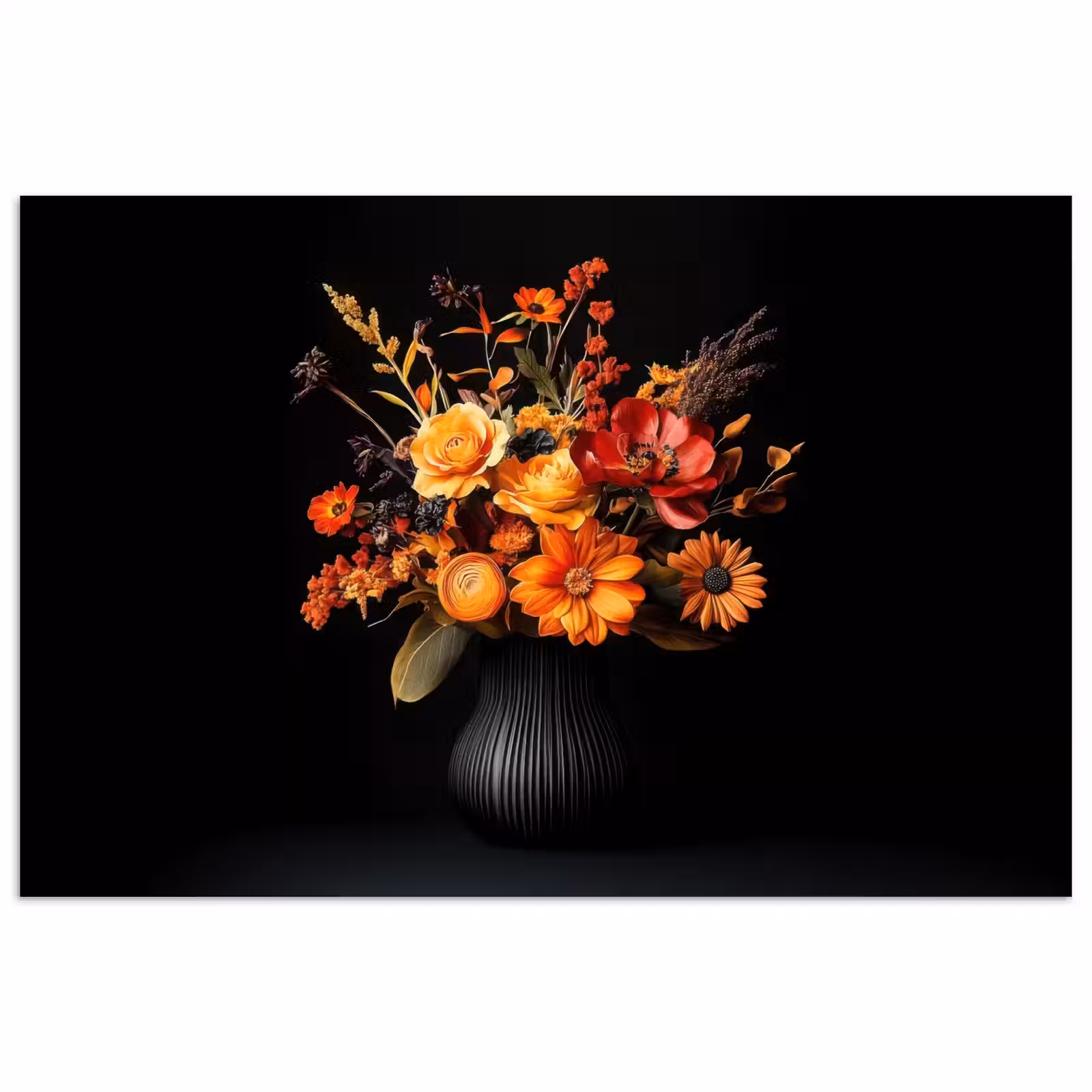 Poster - Herfst - Boeket - Oranje — 1