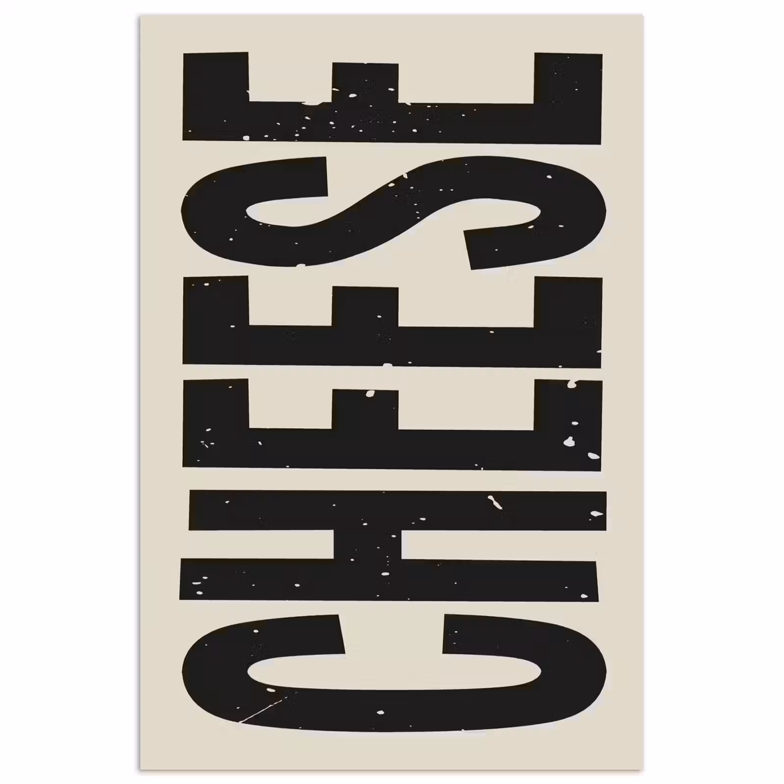 Poster - Kaas - Decoratie - Beige - Cheese — 1