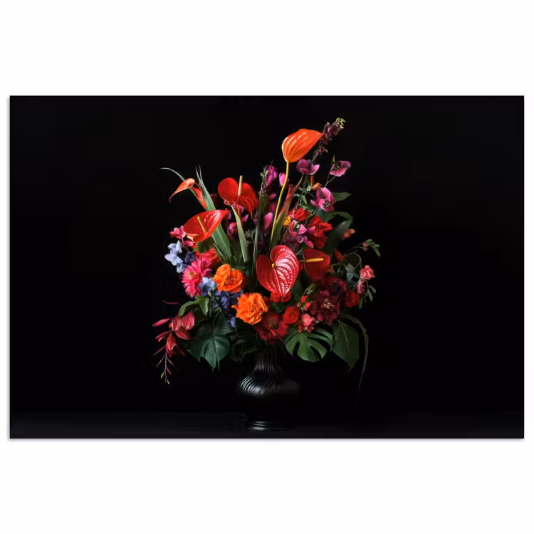 Poster - Bloemen - Boeket - Sierlijk — 1