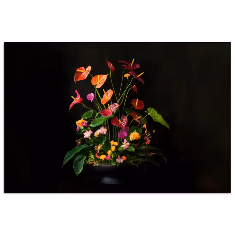 Poster - Bloemen - Vaas - Kleurrijk — 1