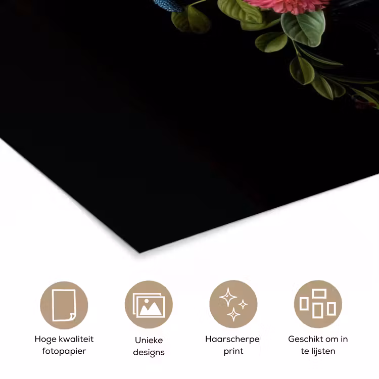 Poster - Bloemen - Vrolijk - Vaas — 5