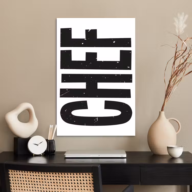 Poster - Chef - Japandi - Decoratie - Vintage — 2