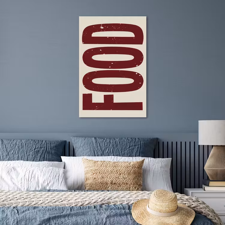 Poster - Eten - Japandi - Rood - Decoratie — 3