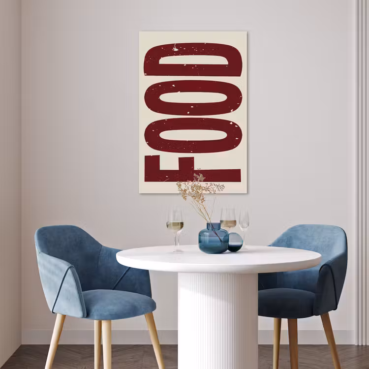 Poster - Eten - Japandi - Rood - Decoratie — 4