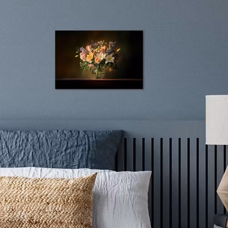 Poster - Glazen - Bloemen - Boeket - Kleuren — 3