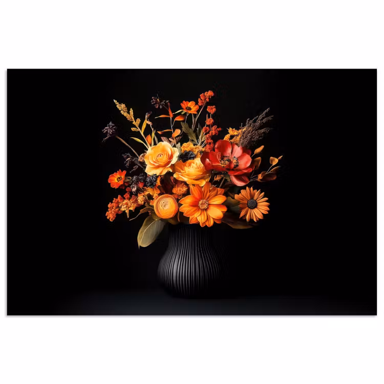 Poster - Herfst - Boeket - Oranje — 1