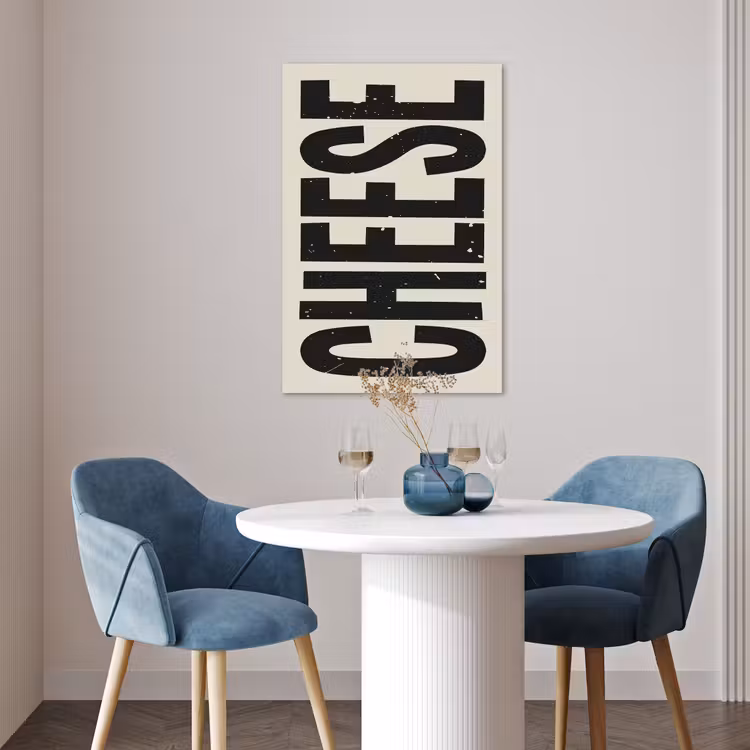 Poster - Kaas - Decoratie - Beige - Cheese — 4