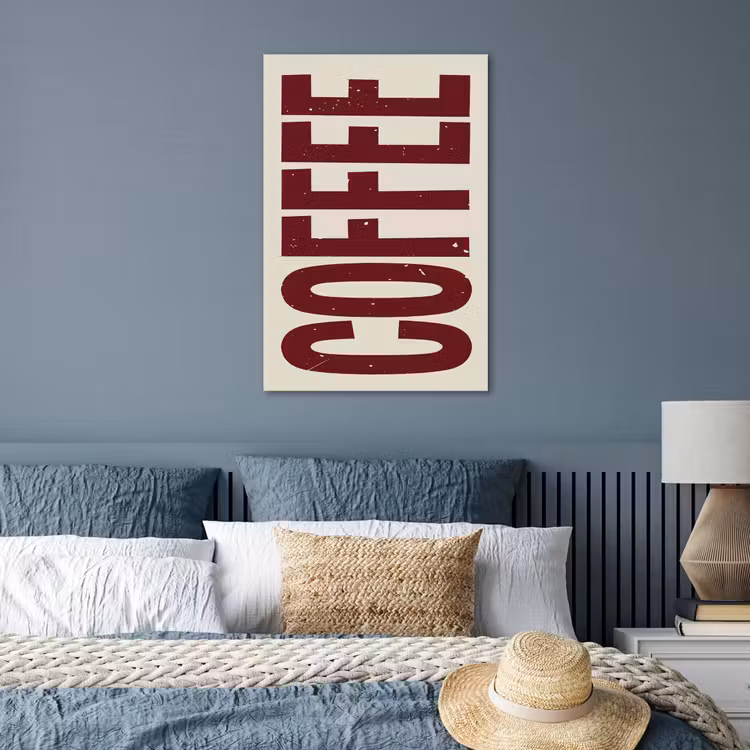 Poster - Koffie -Japandi - Rood - Vintage — 3