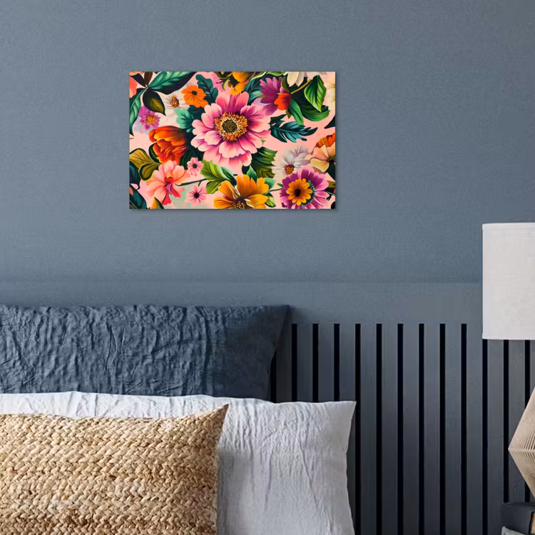 Poster - Bloemen - Kleurrijk - Roze — 3