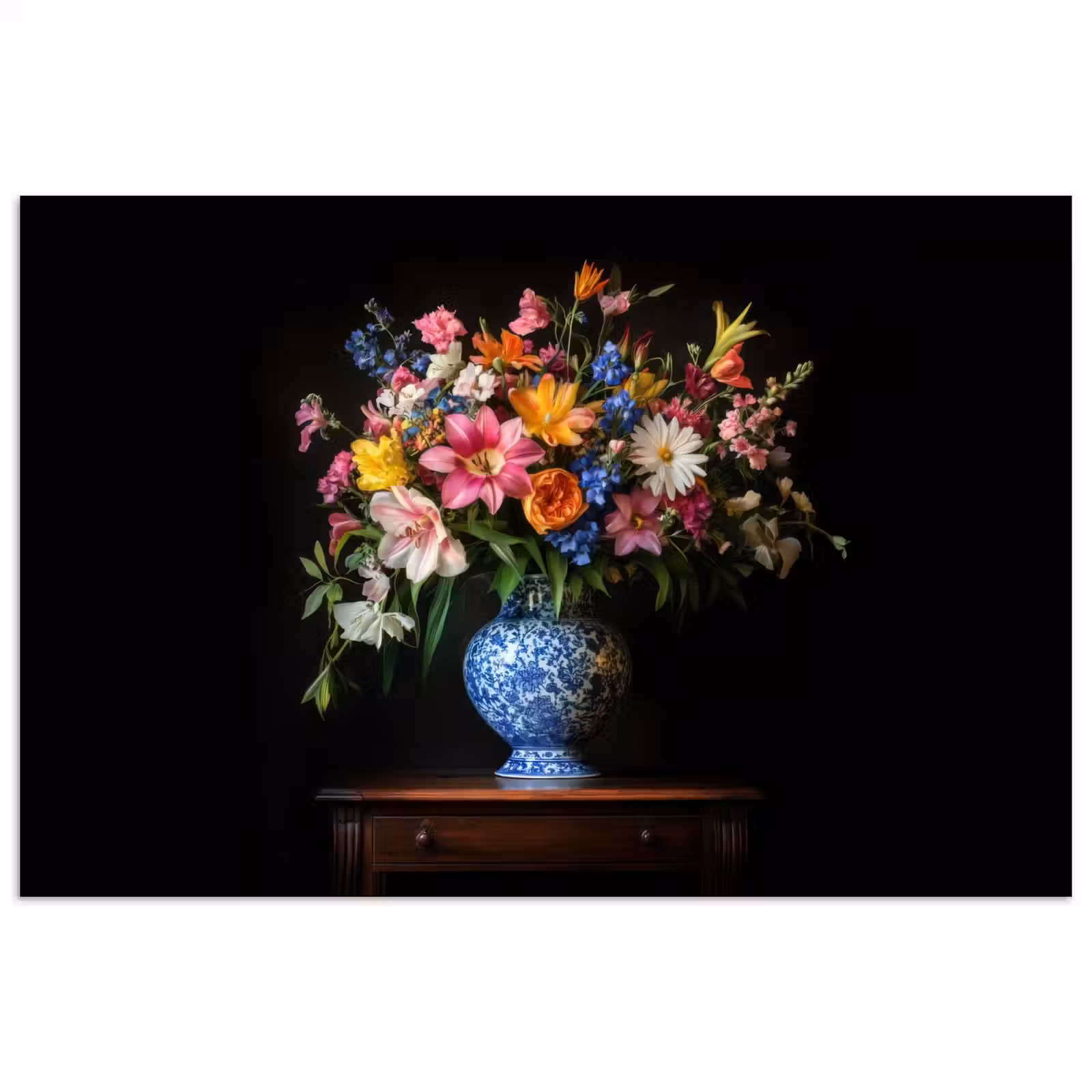Poster - Kleur - Vaas - Bloemen - Boeket — 1