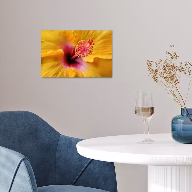 Poster - Geel - Hibiscus - Tropisch — 4