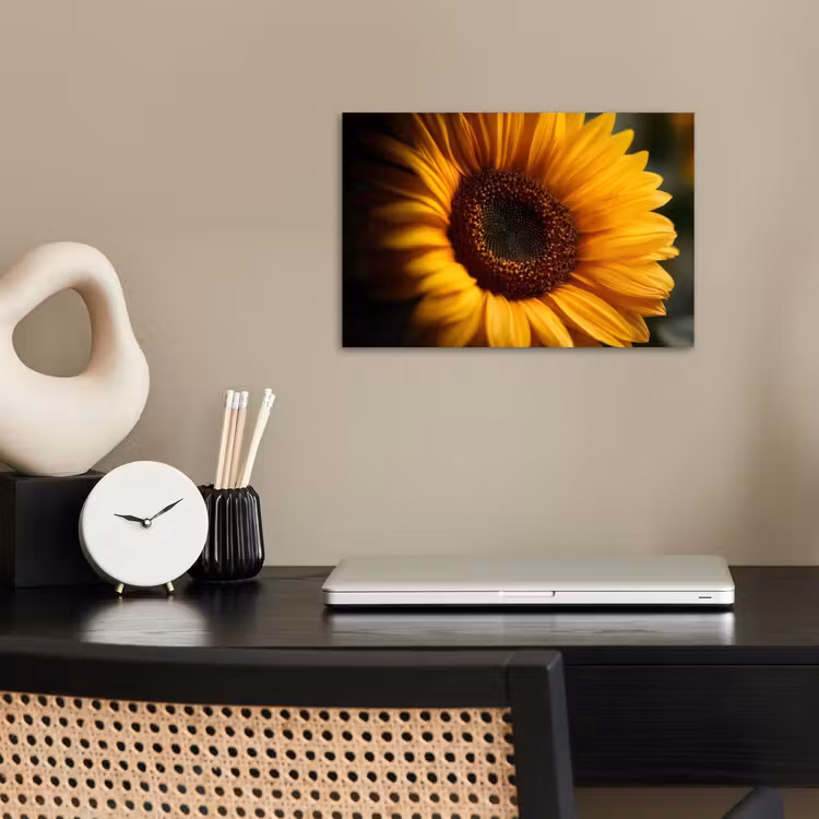 Poster - Geel - Zonnebloem - Zomers — 2