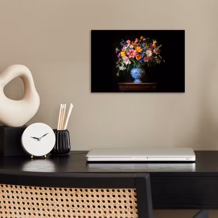 Poster - Kleur - Vaas - Bloemen - Boeket — 2