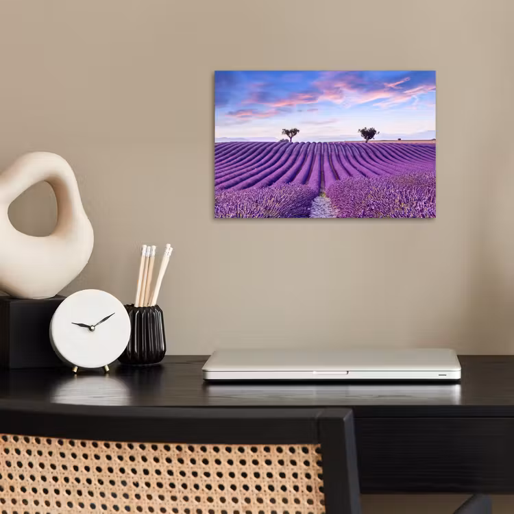 Poster - Lavendel - Natuur - Paars - Bomen - Bloemen — 2