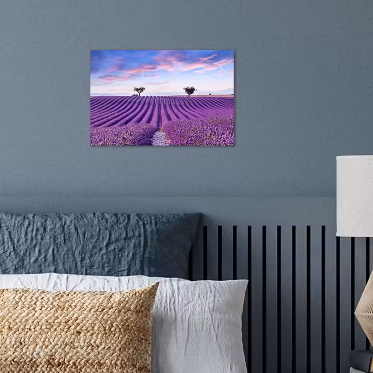 Poster - Lavendel - Natuur - Paars - Bomen - Bloemen — 3