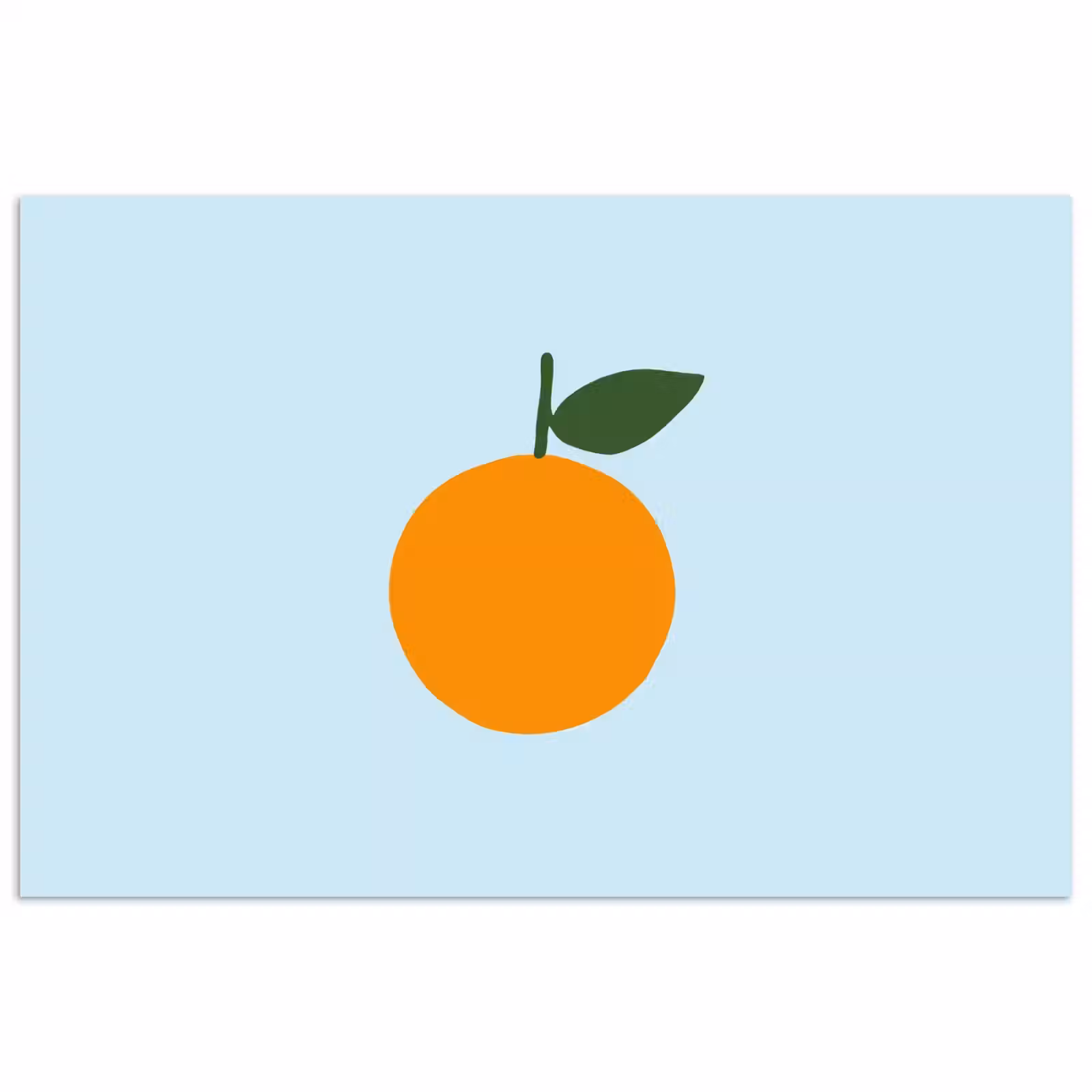 Poster - Fruit - Sinaasappel - Oranje — 1