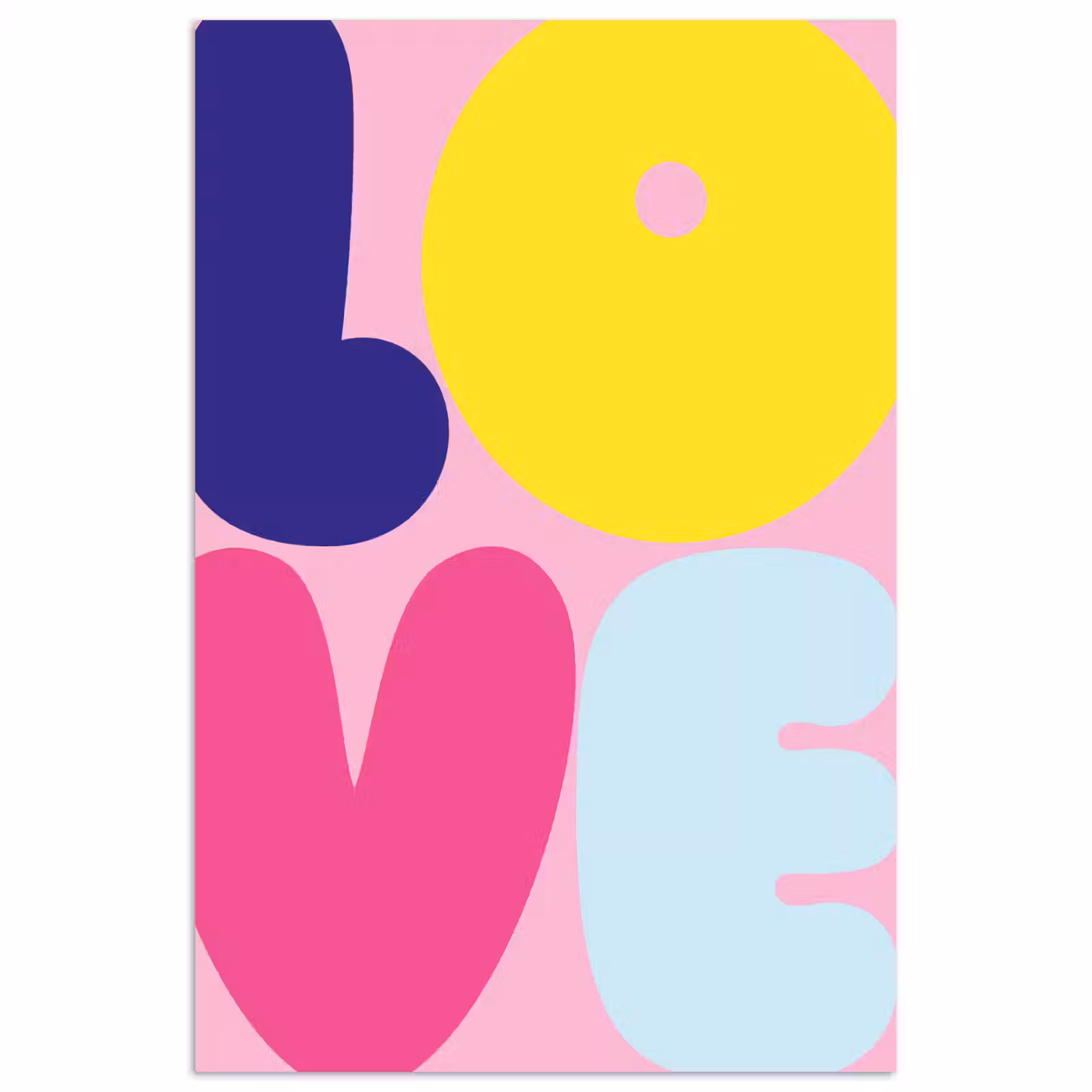 Poster - Love - Valentijn - Kleurrijk — 1