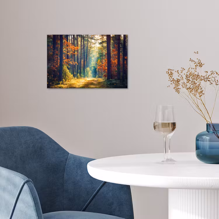 Poster - Bos - Zon - Natuur - Herfst — 4