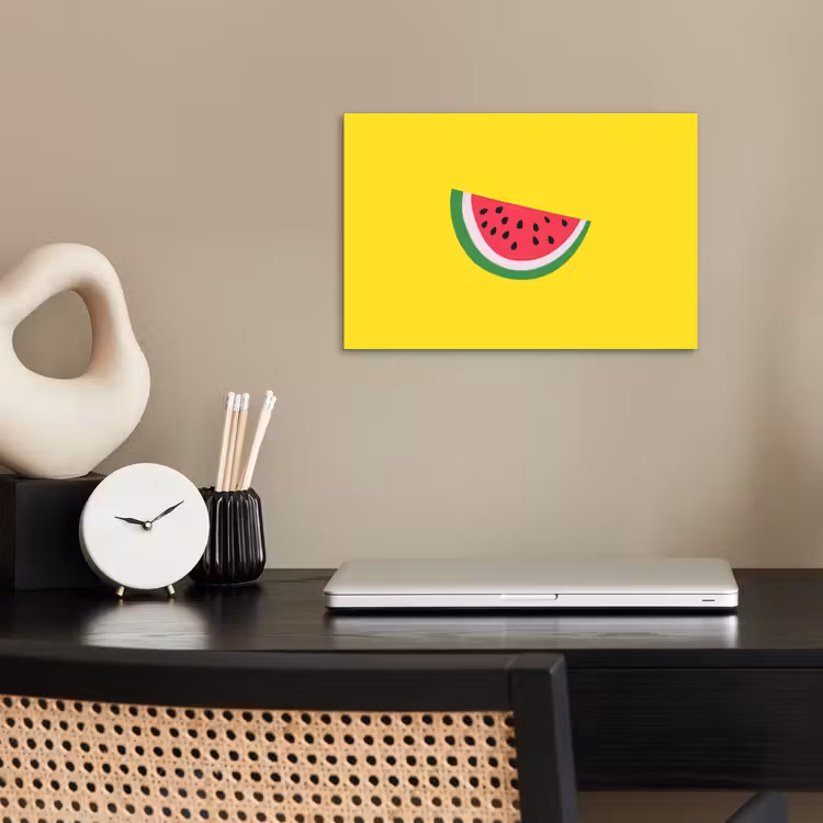 Poster - Fruit - Watermeloen - Geel — 2