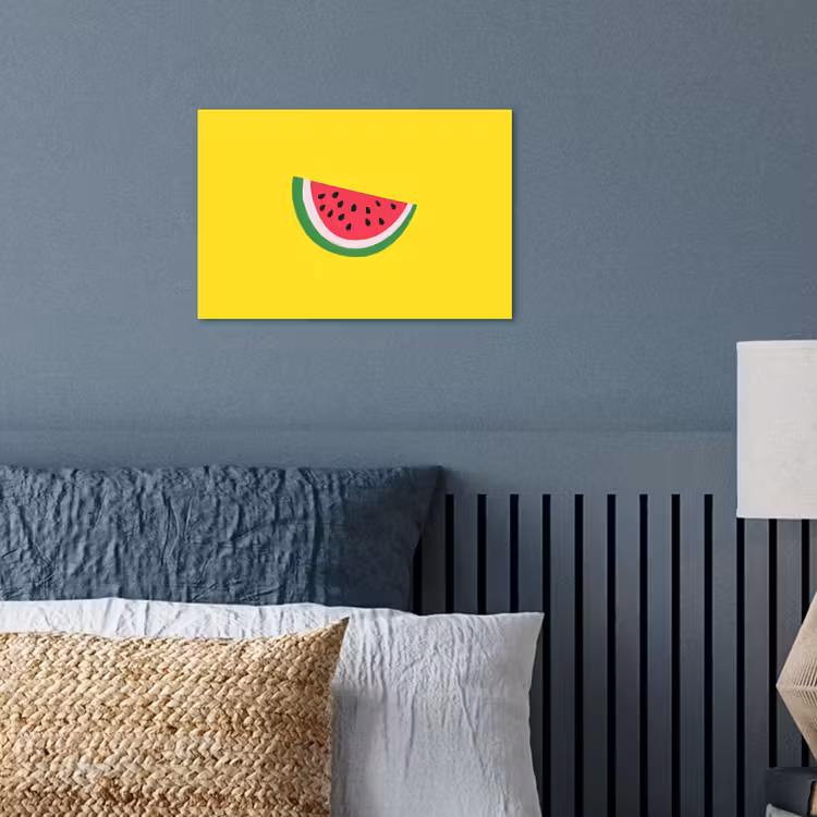 Poster - Fruit - Watermeloen - Geel — 3