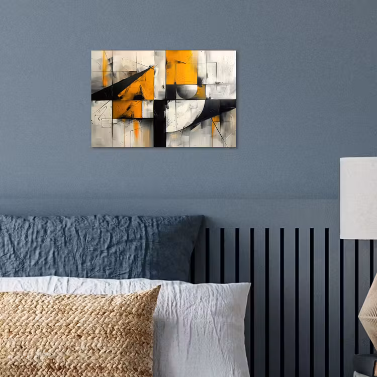 Poster - Geel - Abstract - Modern - Vormen — 3
