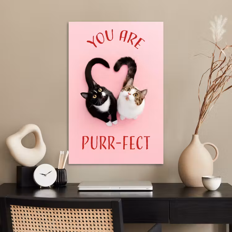 Poster - Kat - Hart - Tekst - Valentijn — 2